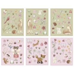 Libro de pegatinas Fairy Garden · Little Dutch