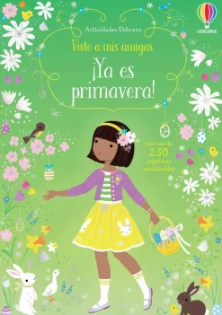 Libro de pegatinas · Visto a mis amigas ¡Ya es primavera!