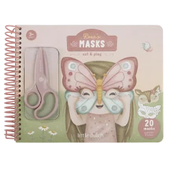 Libro de recortar y pintar máscaras · Little Dutch