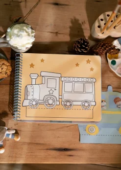 Libro de recortar y pintar vehiculos · Little Dutch
