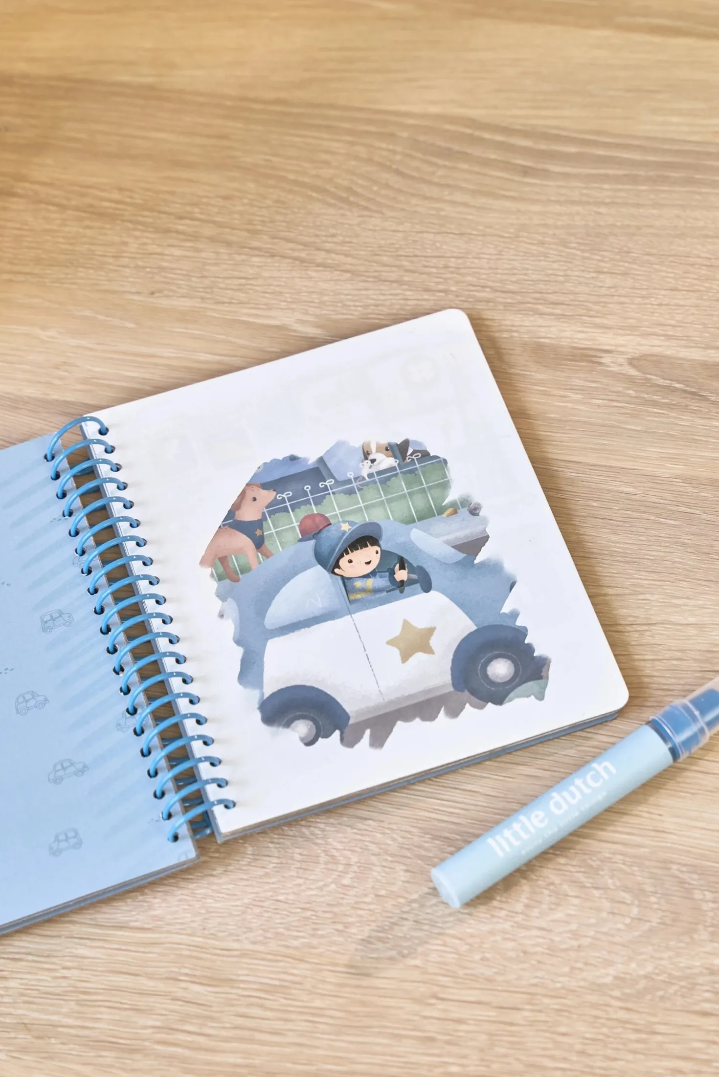 Libro Mágico al agua Jim Vehículos · Little Dutch