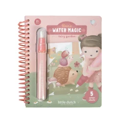 Libro Mágico al agua rosa Fairy Garden · Little Dutch