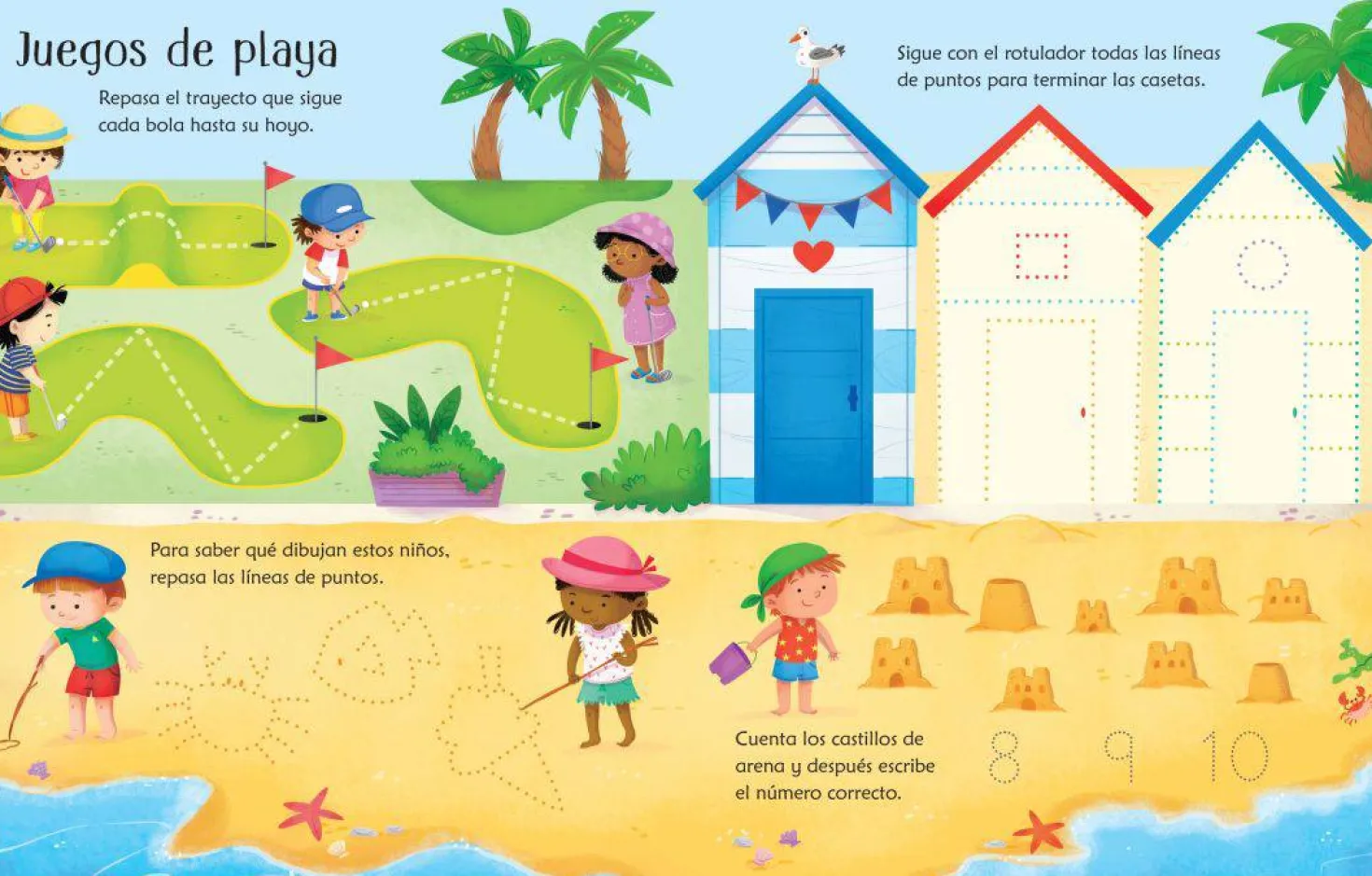 Libro Pizarra · Vamos a la playa