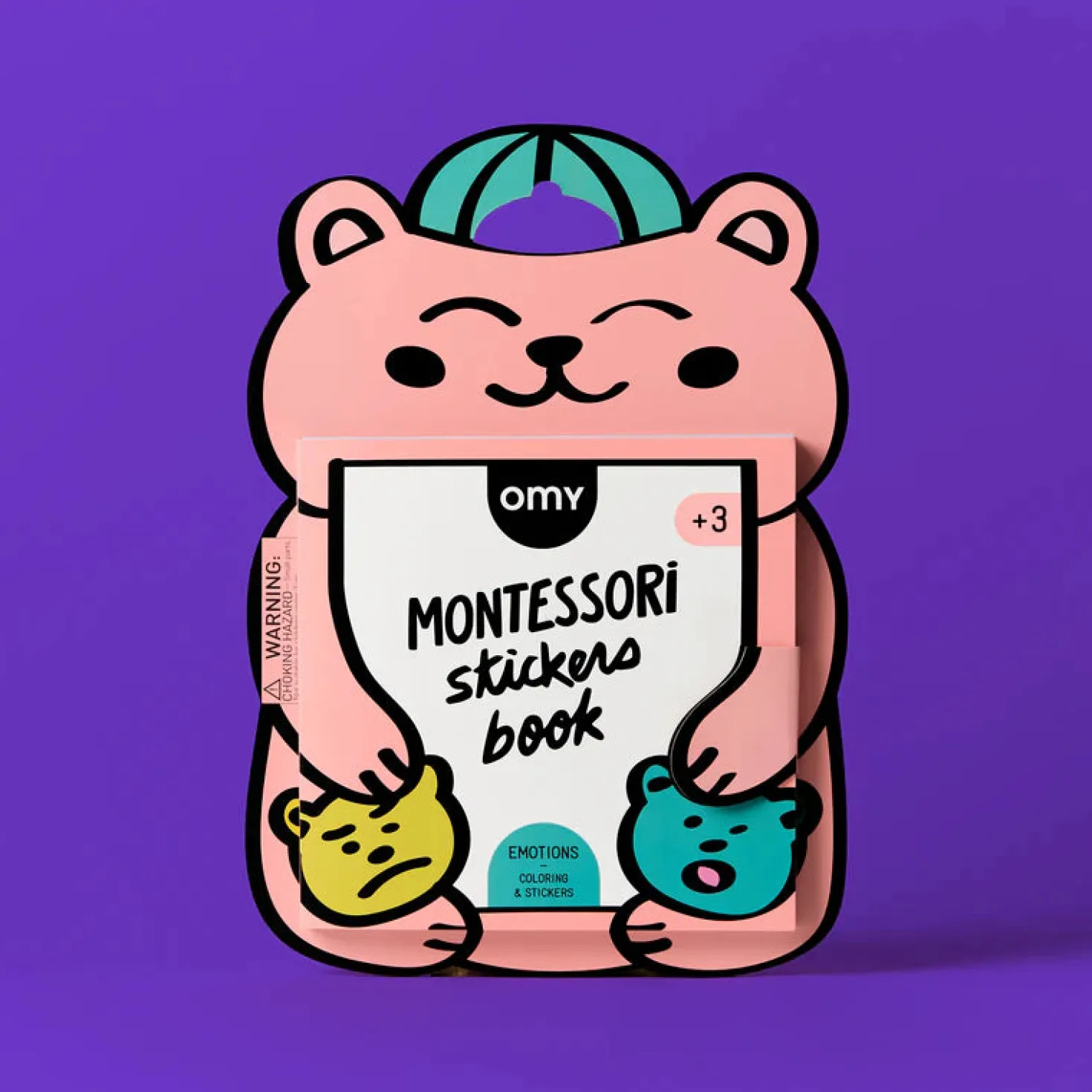 Libro stickers Montessory Emociones · Omy