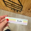 Llavero loneta personalizado · Rainbow