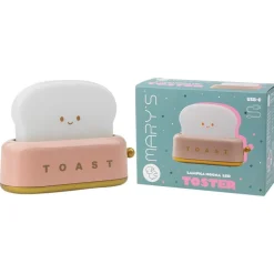 Lámpara de noche LED Tostadora Rosa