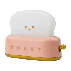 Lámpara de noche LED Tostadora Rosa