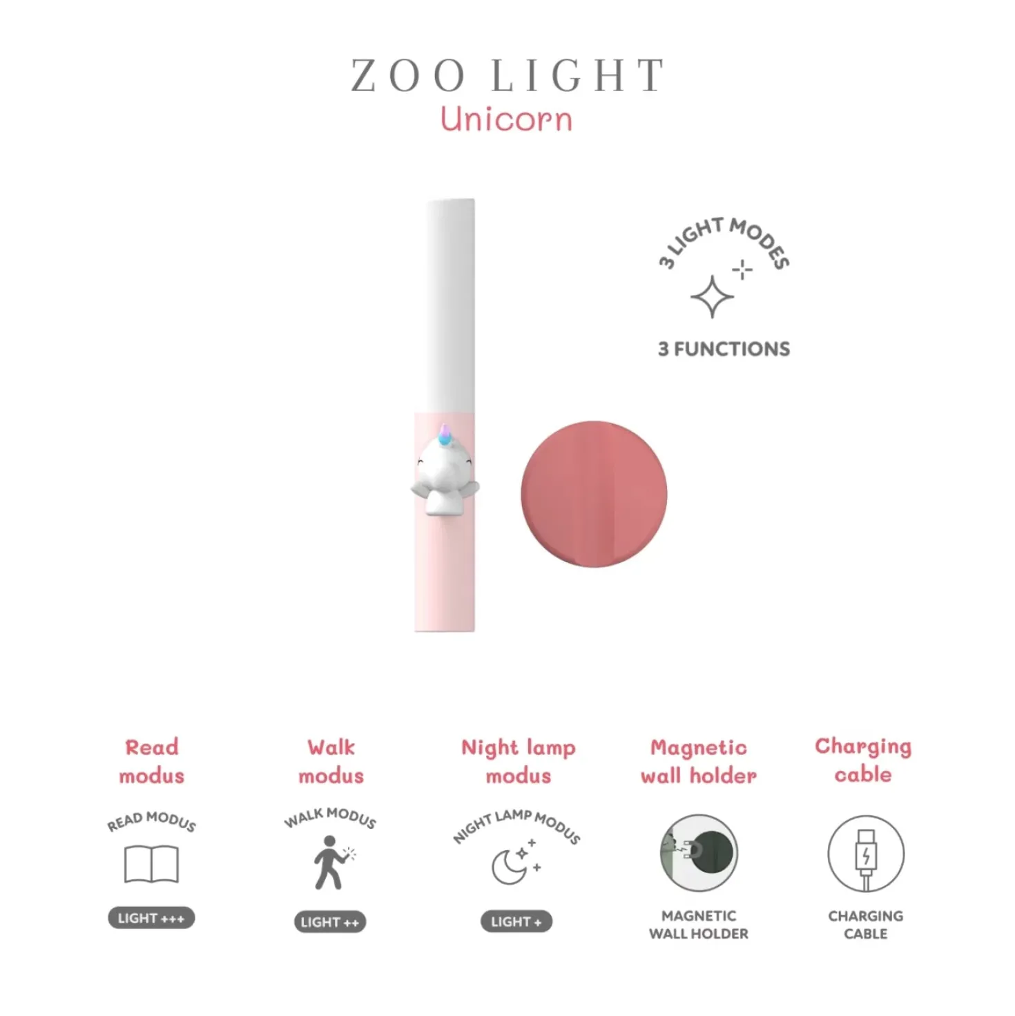 Lámpara Linterna portátil Zoolight · Zoofamily