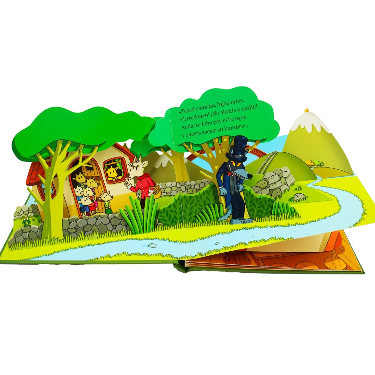 Los siete cabritillos y el lobo (pop-up)