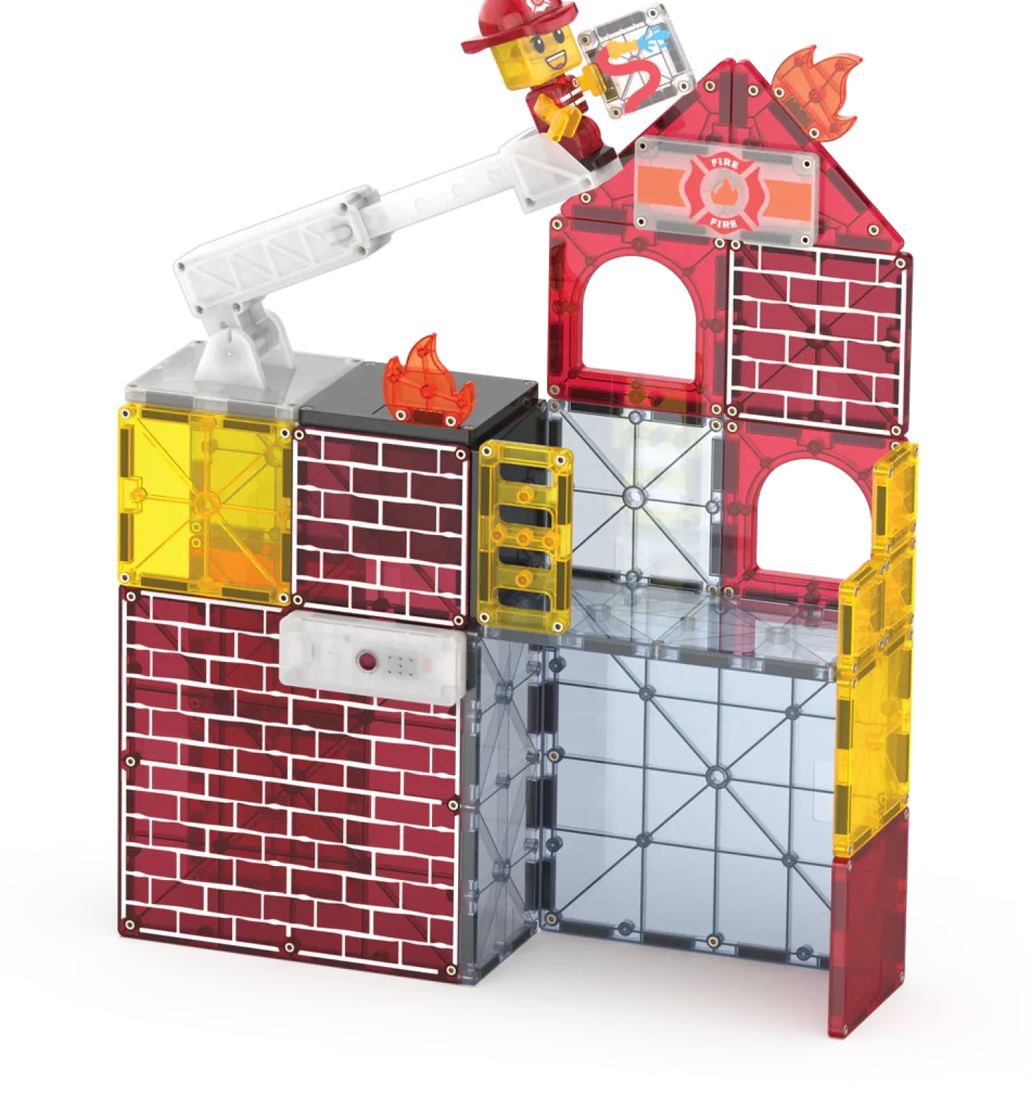 Magna-T Fire Station Set 50 piezas