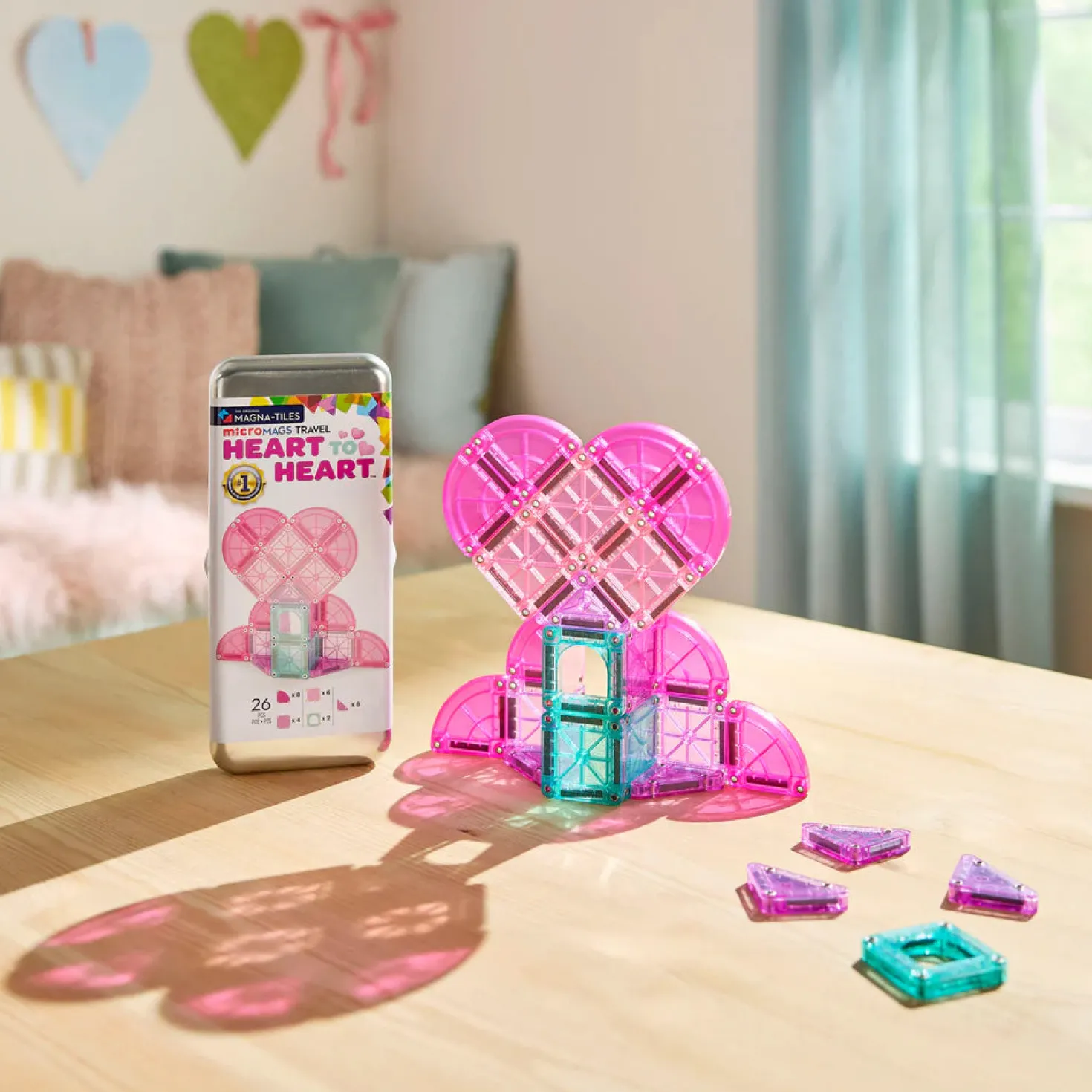 Magna-T MicroMags Heart Travel Set 26 piezas