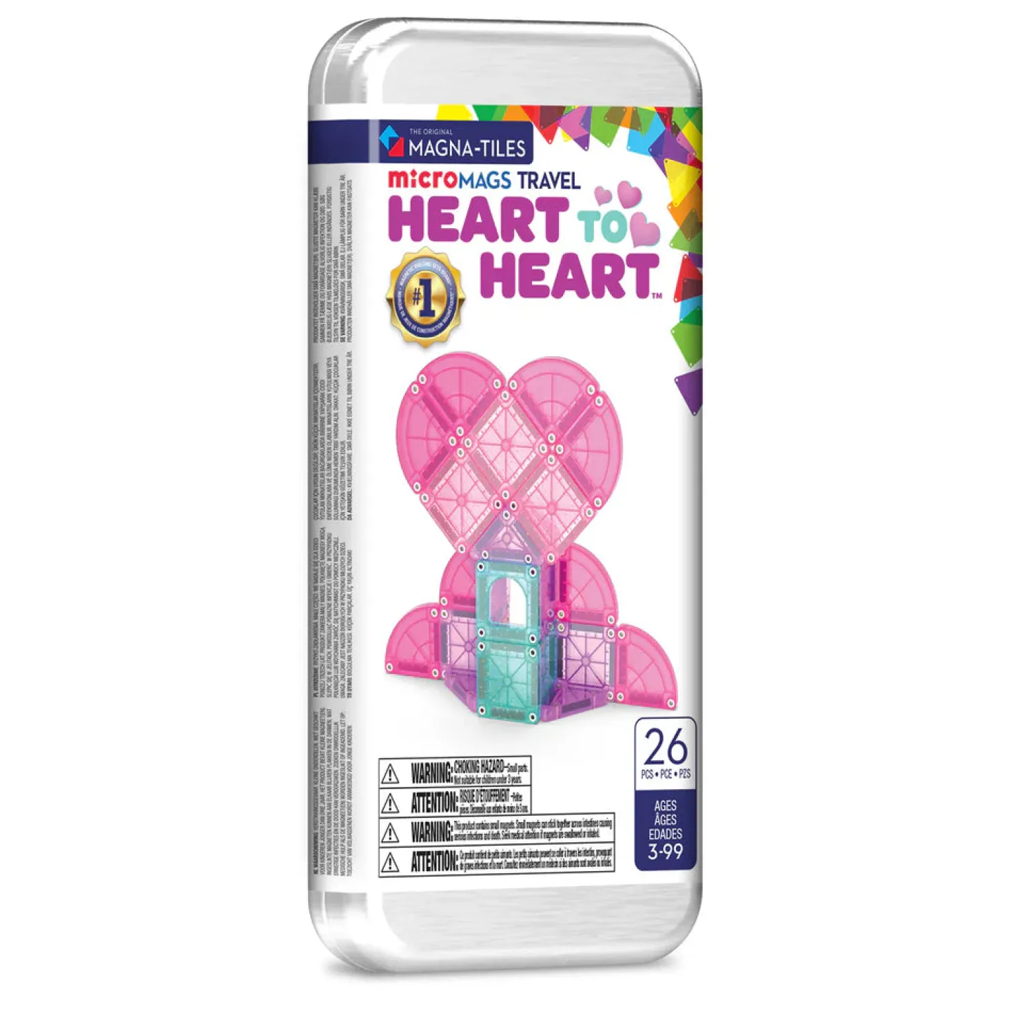 Magna-T MicroMags Heart Travel Set 26 piezas