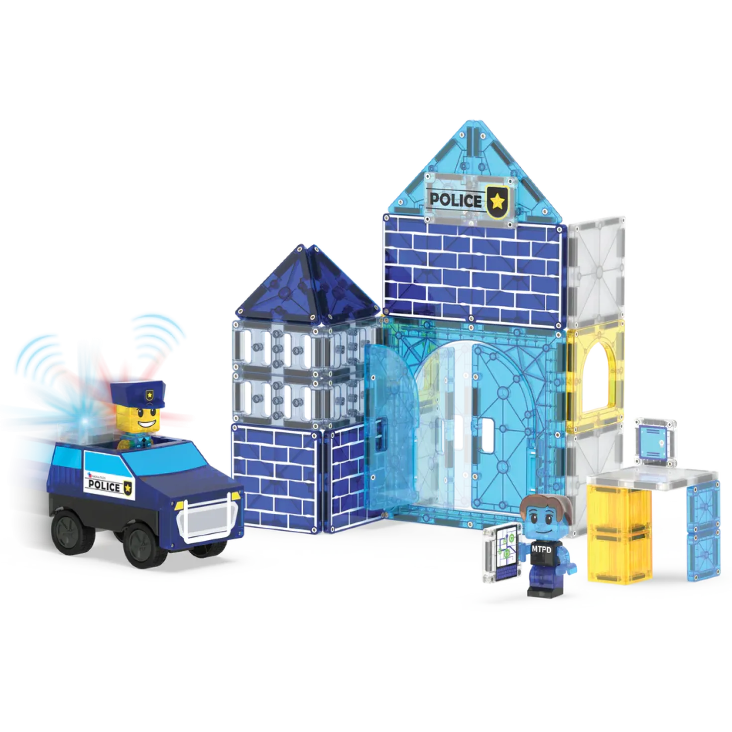 Magna-T Police Station Set 35 piezas