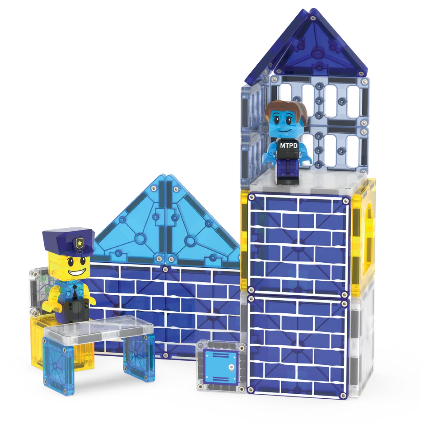 Magna-T Police Station Set 35 piezas