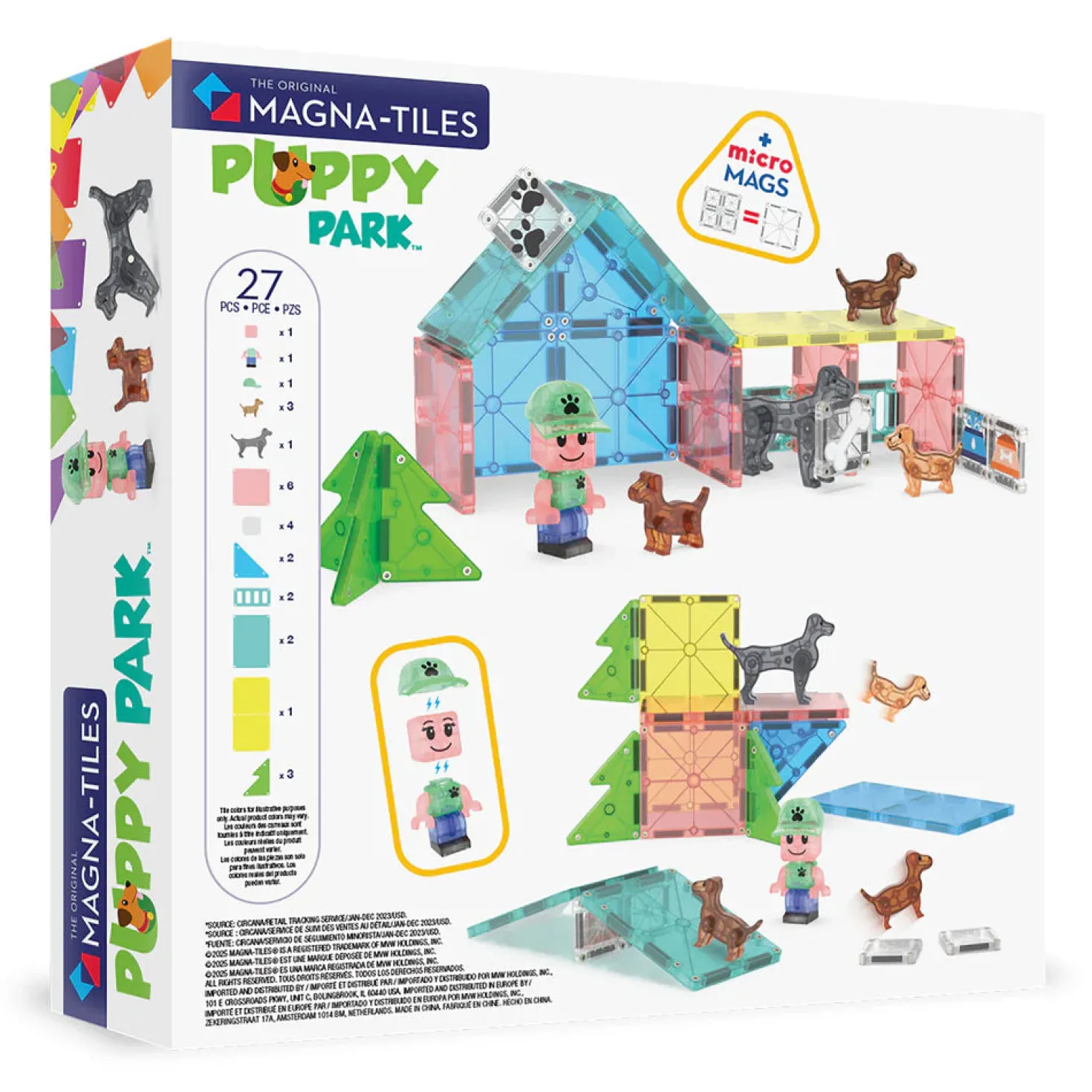 Magna-T Puppy Park 27 piezas