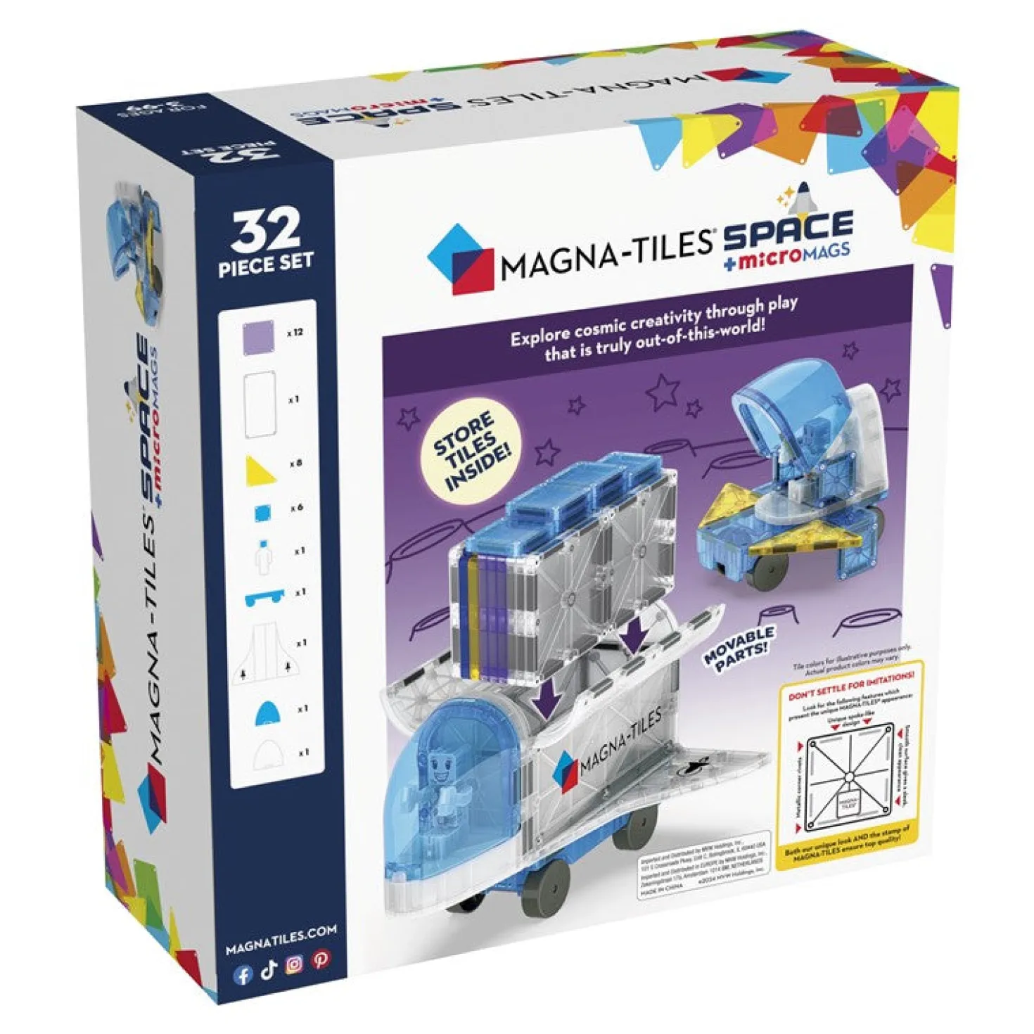 Magna-T Space + MicroMags Set 32 piezas