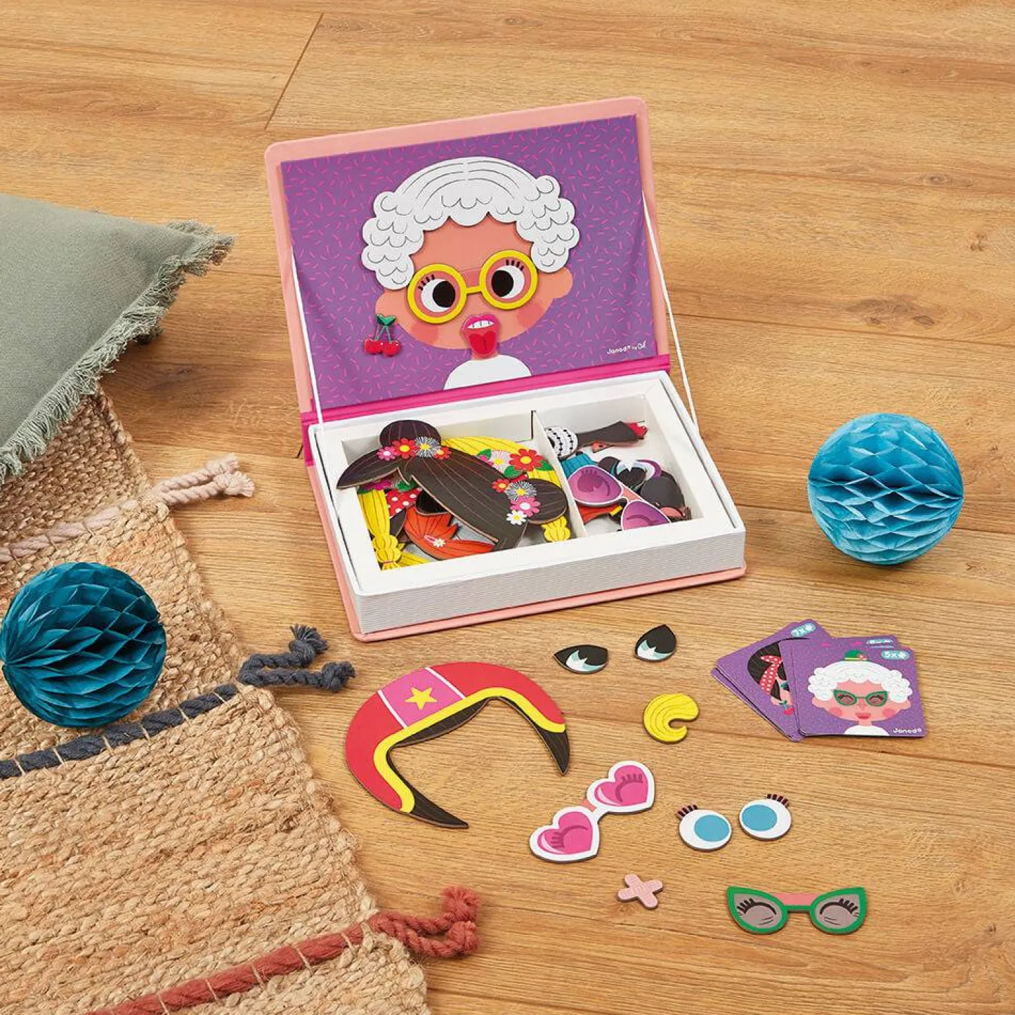 Magneti'Book Crazy Faces Chicas · Janod