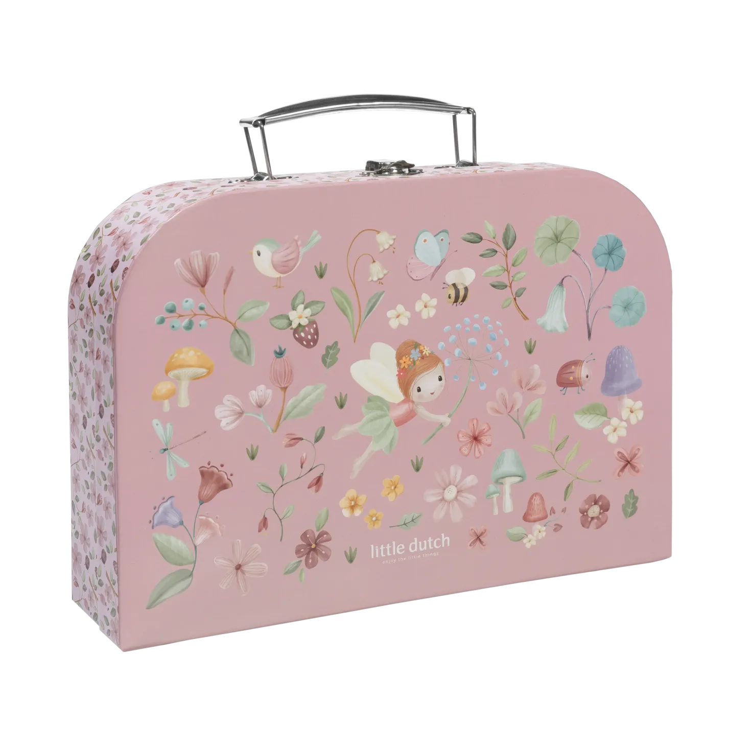 Maleta de creatividad Rosa Fairy Garden · Little Dutch
