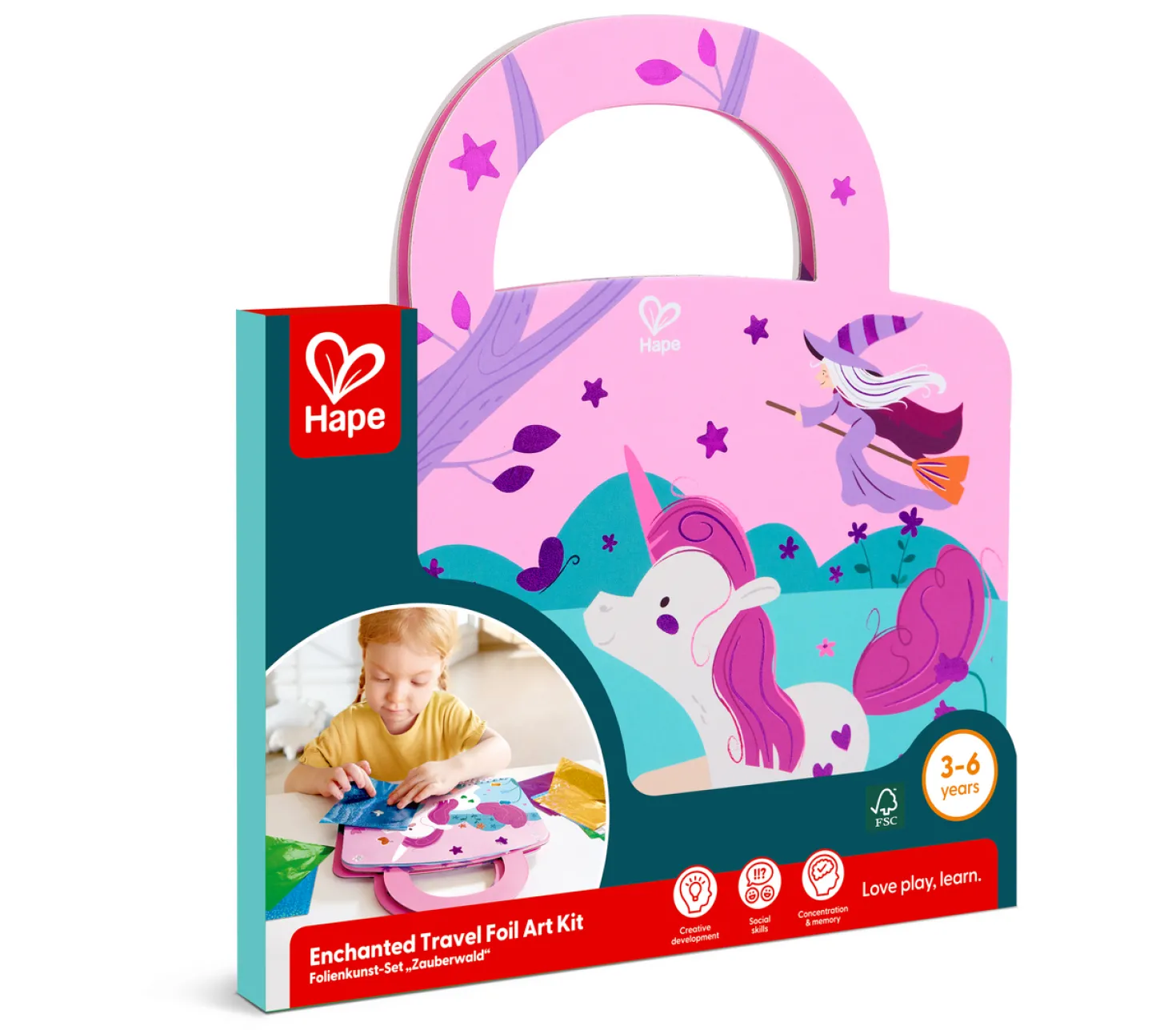 Maletín Pegatinas Enchanted · Hape