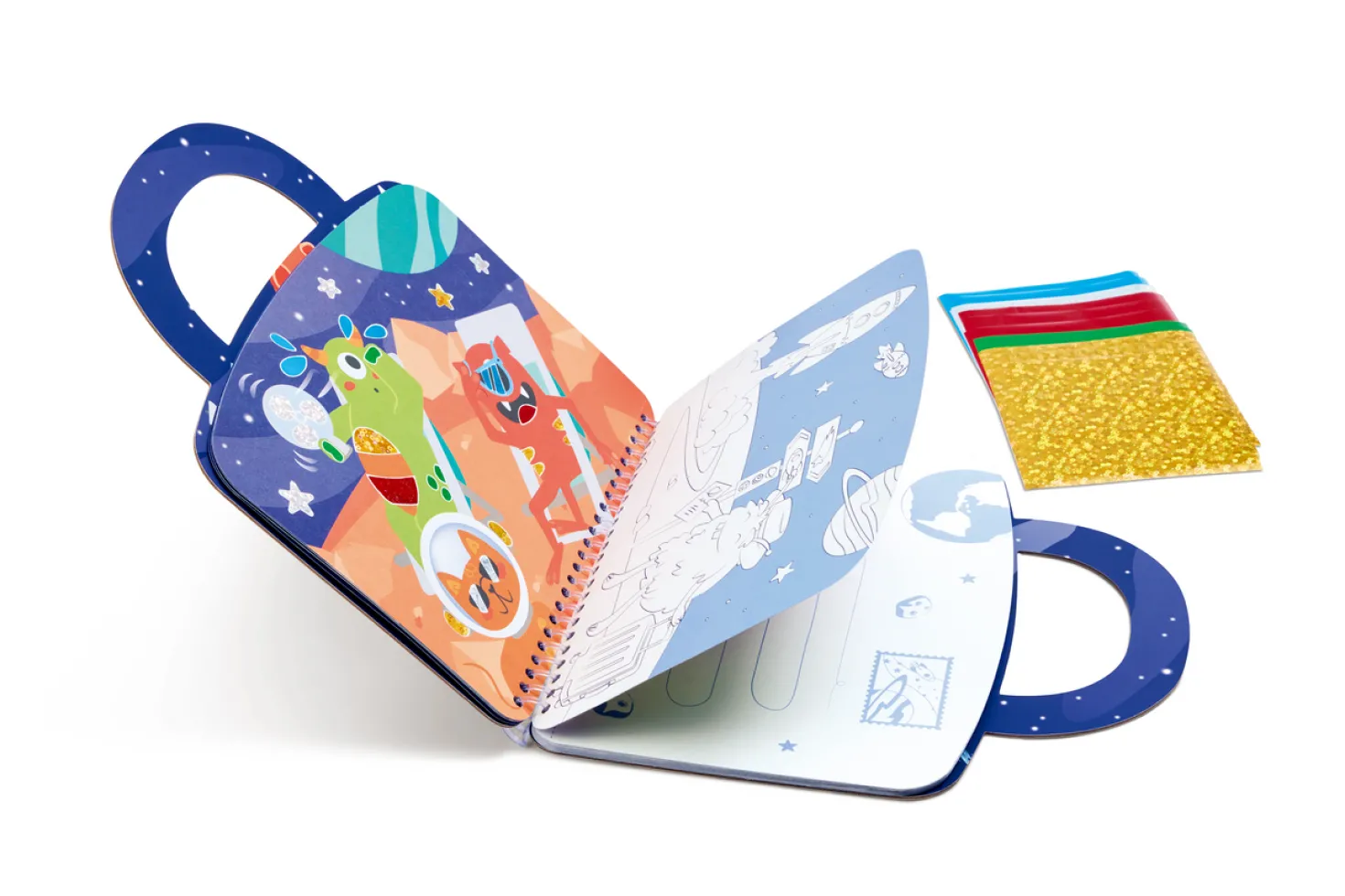 Maletín Pegatinas Galactic · Hape