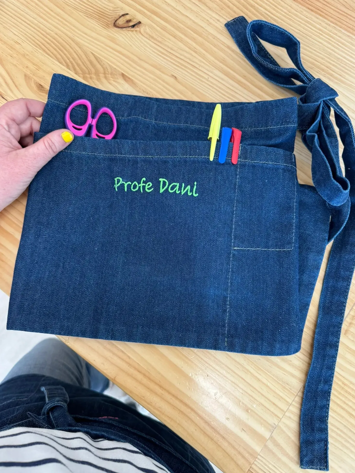 Mandil de Profe personalizable