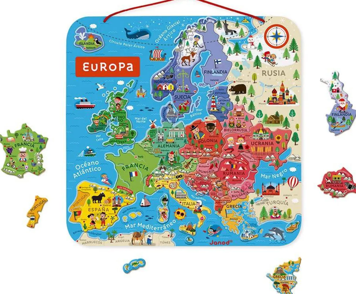 Mapa de Europa Magnético · Janod
