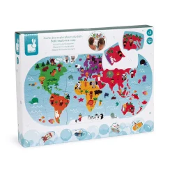 Mapa del Mundo de Baño