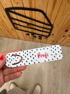 Marcapáginas personalizado · French Dots
