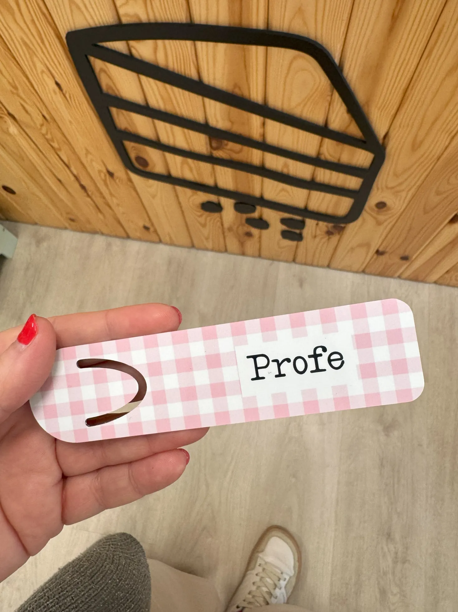 Marcapáginas personalizado · Vichy