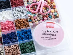 Maxi Caja 16 colores perlas Nature con accesorios · La Petite Épicerie