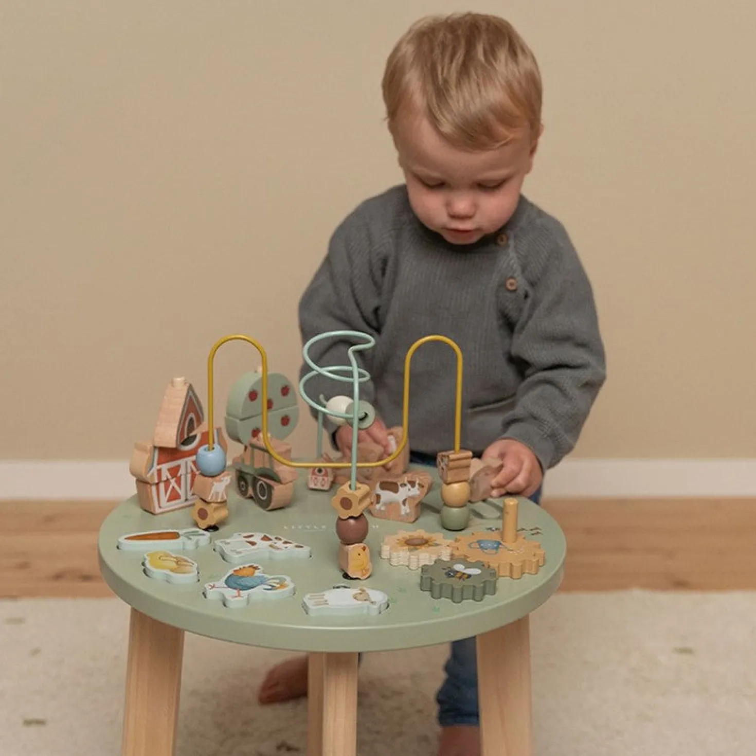 Mesa de actividades Pequeña granja FSC · Little Dutch