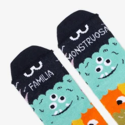 Mini calcetines "Familia Monstruosa"
