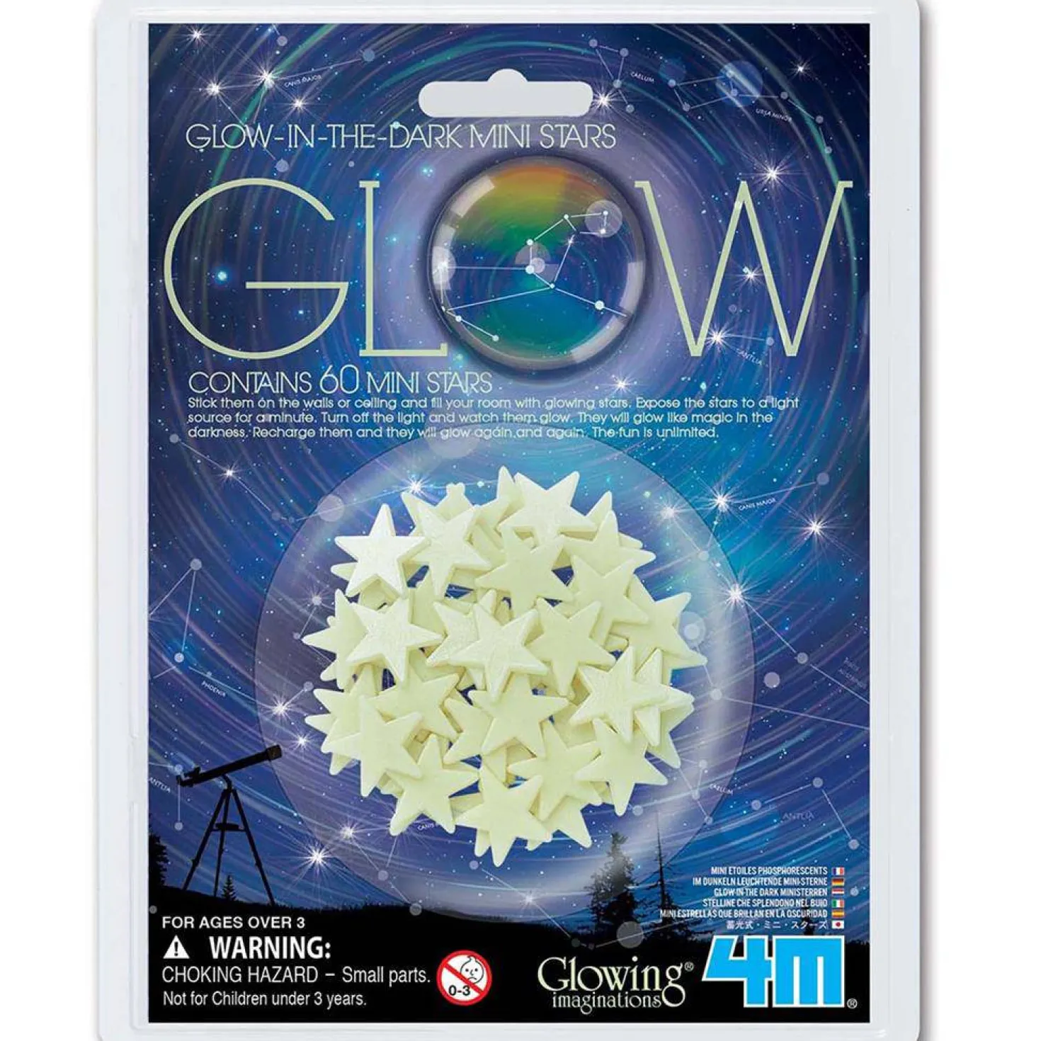 Mini Estrellas Brillantes en la Oscuridad · 4M