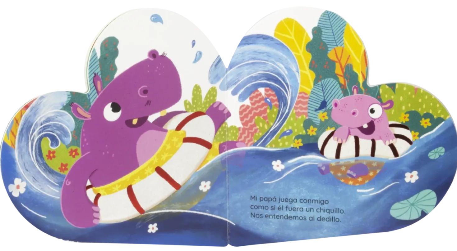 Mi Papá Libro con forma de corazón