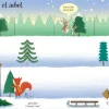 Mi pequeño libro de pegatinas brillantes · Arbolitos de Navidad