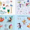 Mi pequeño libro de pegatinas brillantes · Bajo un manto de nieve