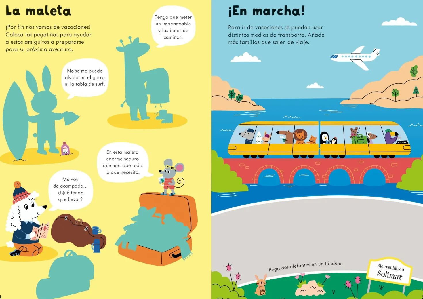 Mi pequeño libro de pegatinas · ¡Buen Viaje!
