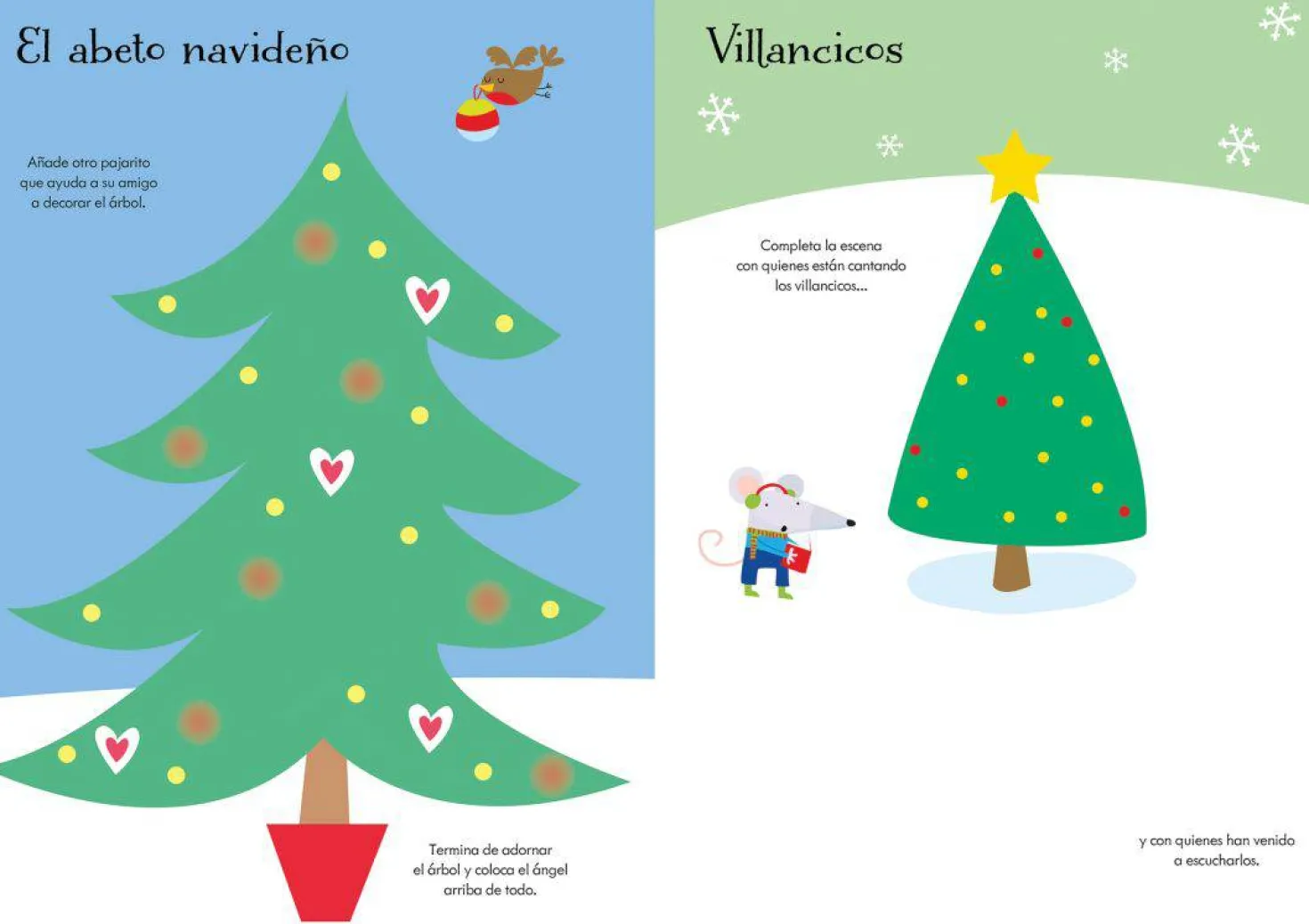 Mi pequeño libro de pegatinas · Navidad