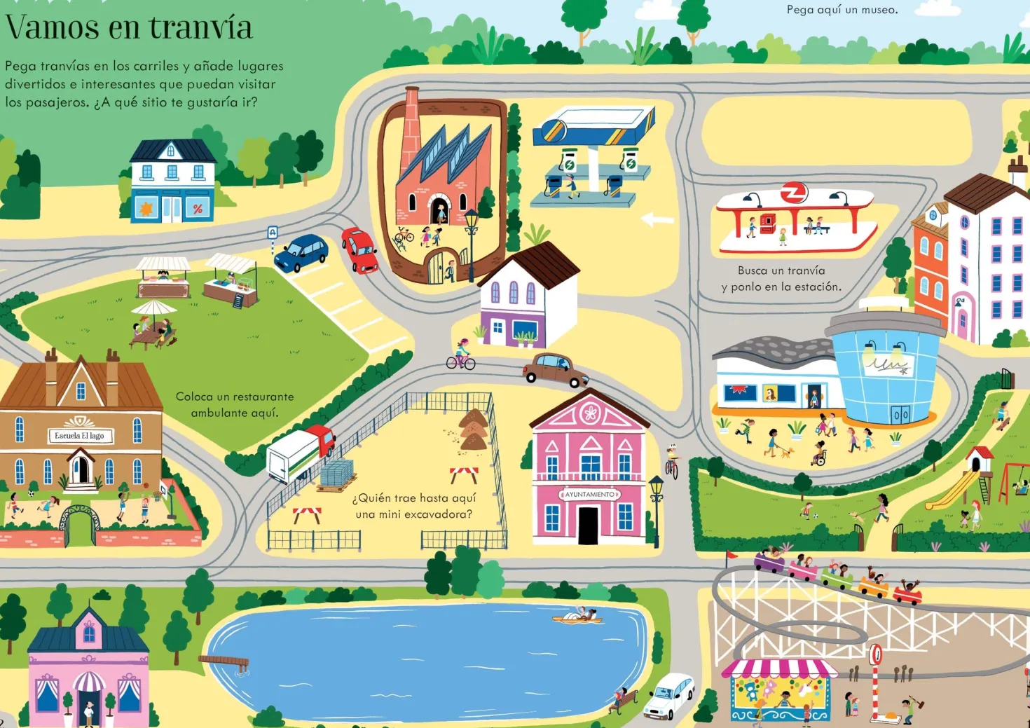 Mi pequeño libro de pegatinas · Transportes