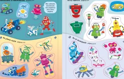 Mi primer libro de pegatinas · Robots
