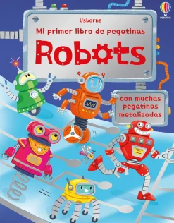 Mi primer libro de pegatinas · Robots