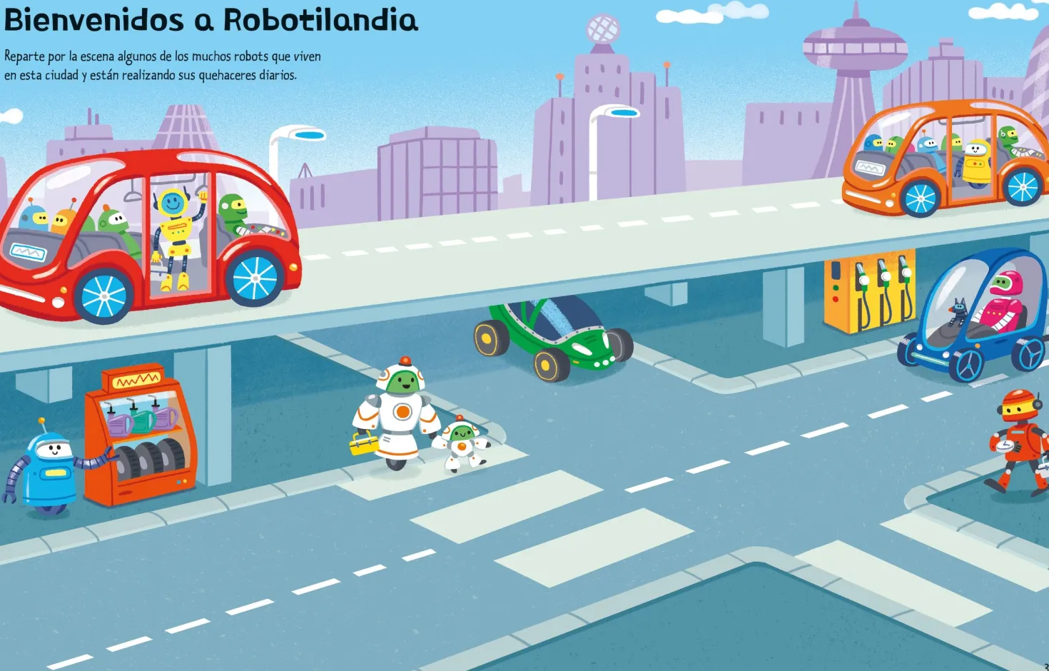 Mi primer libro de pegatinas · Robots