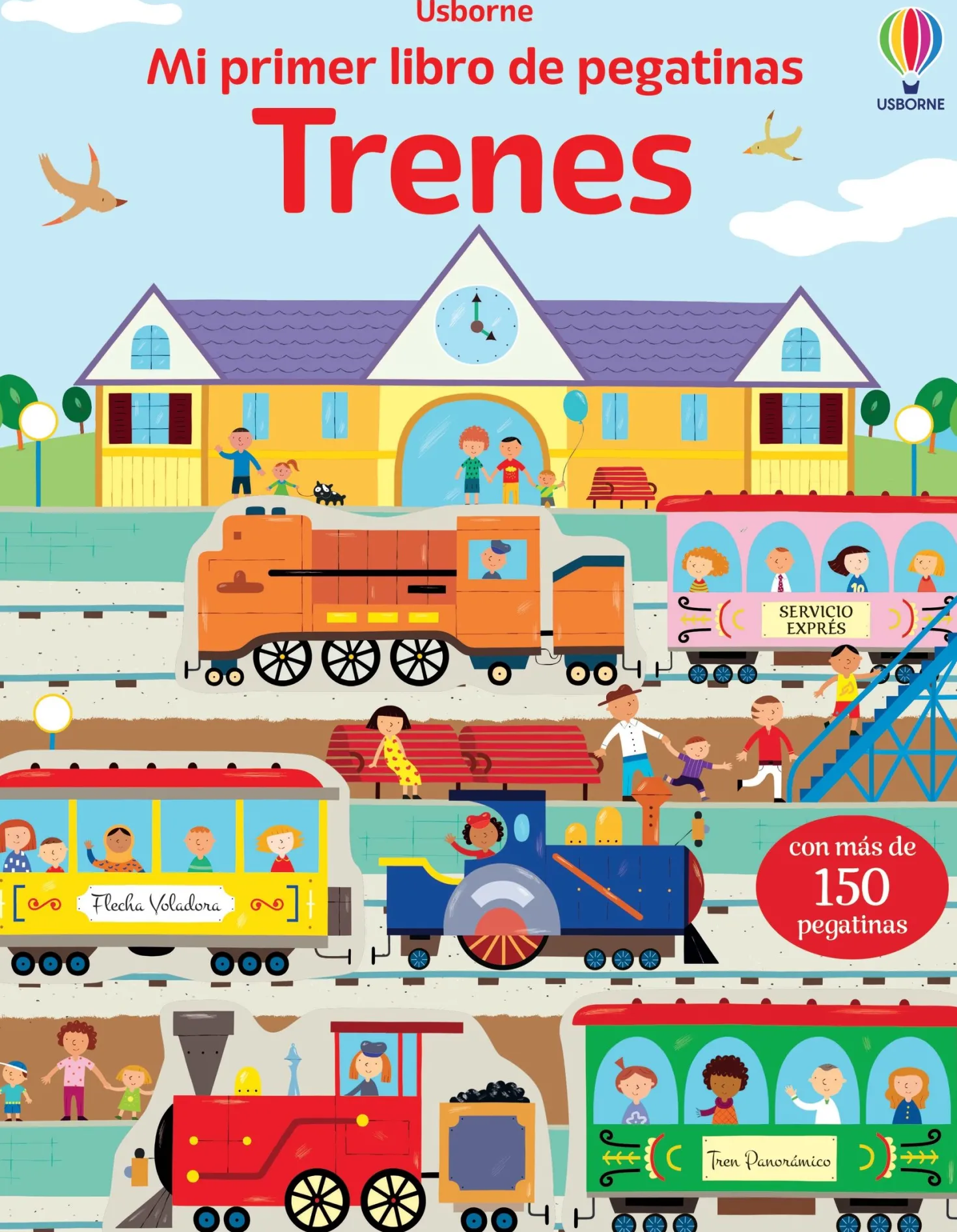 Mi primer libro de pegatinas · Trenes