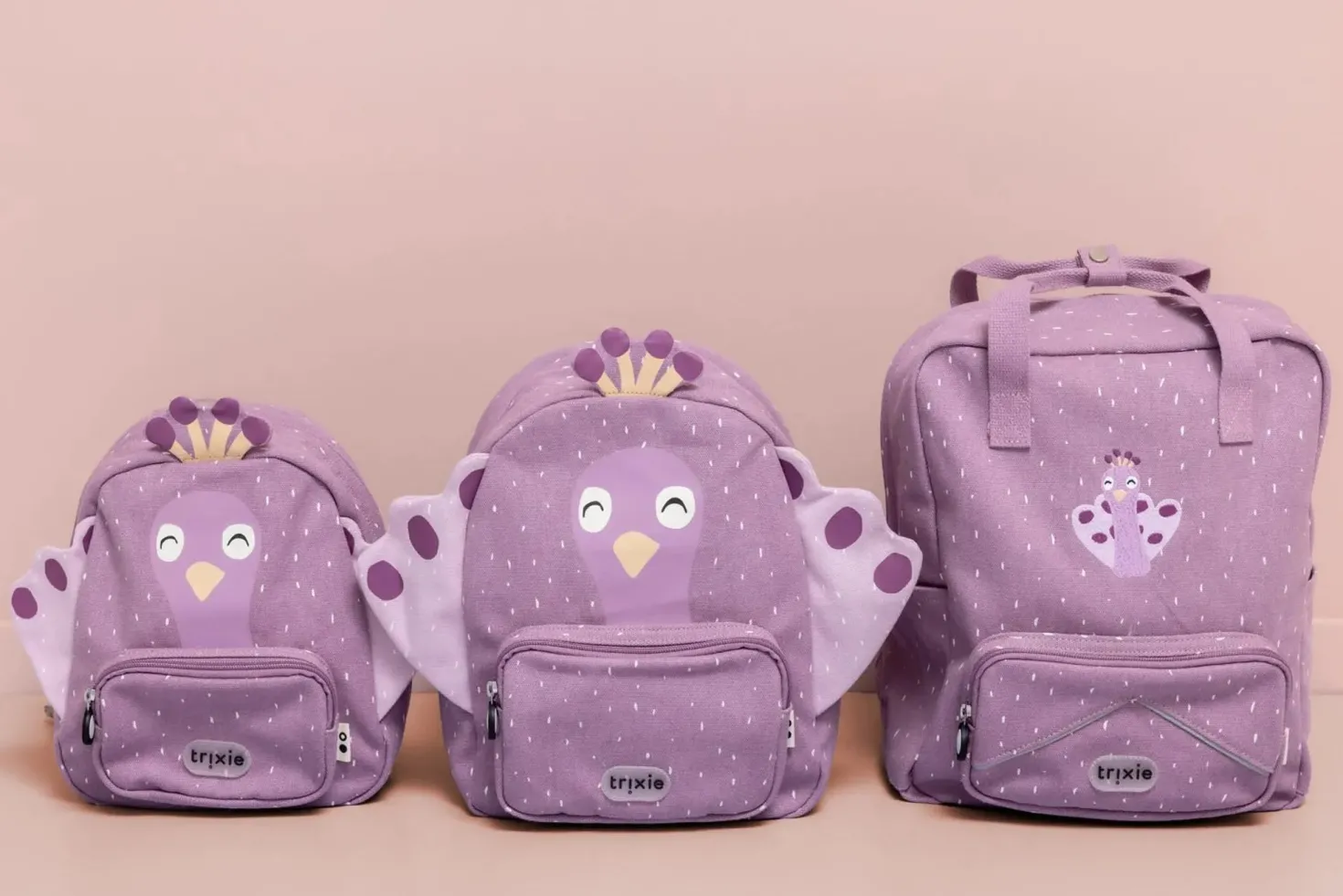 Mochila Grande Mrs. Peacock · Trixie
