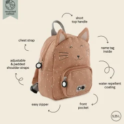 Mochila Pequeña Gato · Trixie