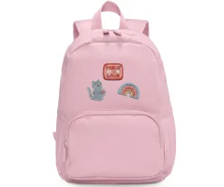 Mochila Solid Pink con 6 parches Autoadhesivos