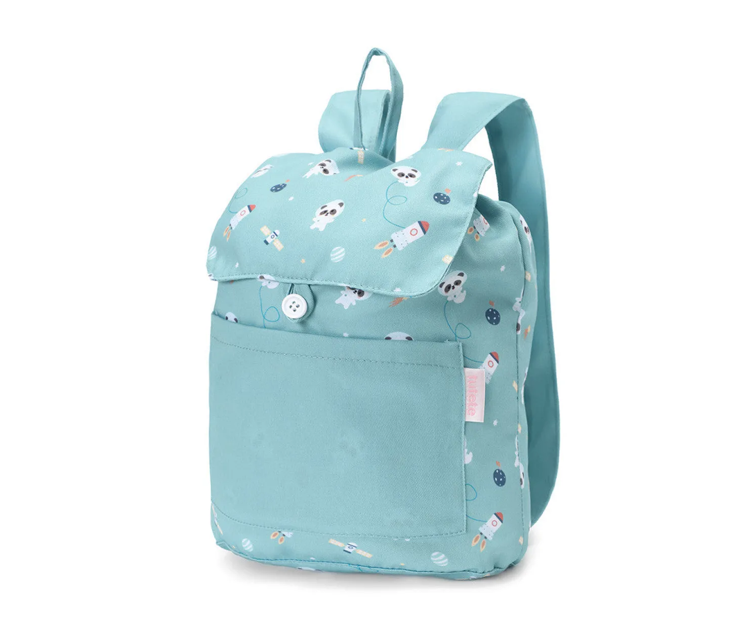 Mochila tela pequeña Pandas in Space