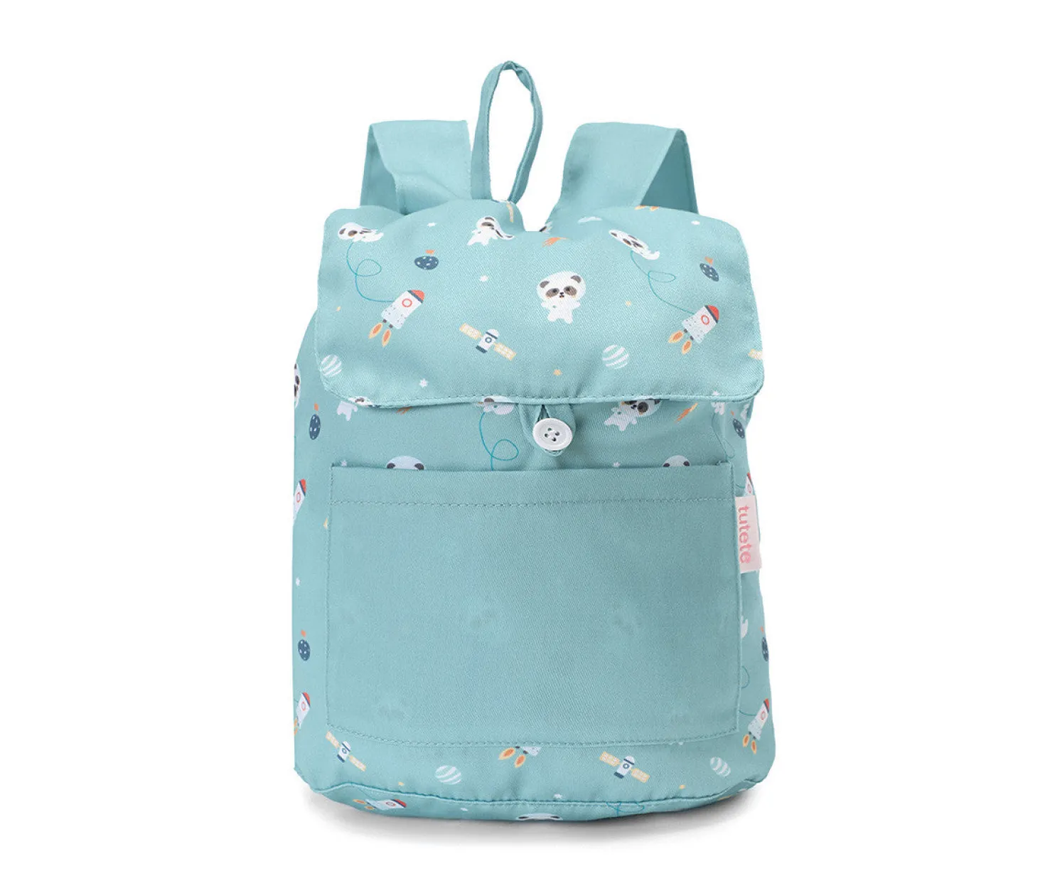 Mochila tela pequeña Pandas in Space