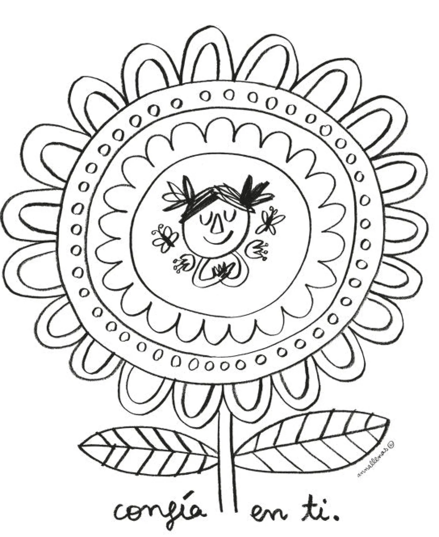 Monstruo de colores. Mandalas