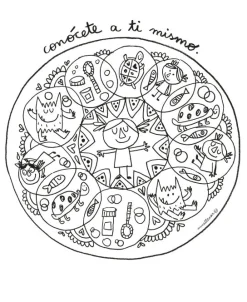 Monstruo de colores. Mandalas